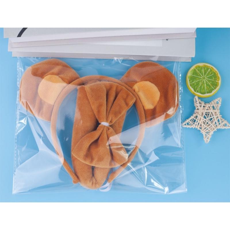 Monkey Ear Headband Tail Bowtie, Kids Animal Cosplay Set Halloween Animal Outfit