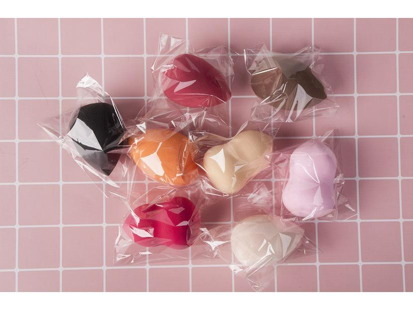 Gourd-Shaped Dual-Use Makeup Sponge, Dry & Wet Use, Slant-Cut Cushion Puff 4060