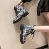 Versatile, Comfortable and Fashionable Outer Wear Women's Short Boots 2025 Autumn and Winter New Thick-soled Casual Warm Martin Boots Women