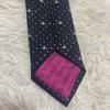 Used Vivienne Westwood Orbro Logo All Over Pattern Jacquard Narrow Tie