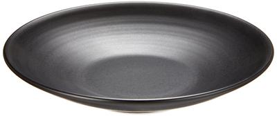 Hakusan Pottery Black Charcoal Glaze Black Ceramic Tea Hasami Made In Japan (12×2.2cm) (approx.) 12×2.2cm Tray, Ware,