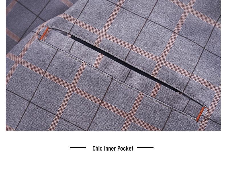2025 Spring Men's Business Casual Lapel Jacket - Middle-aged Dad Wear