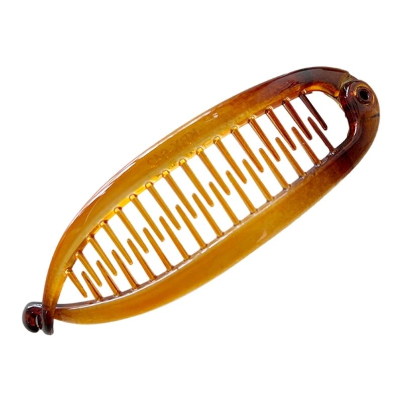 NonSlip Banana Hair Clip For Women Seamless Design Resin Hairpin For Ponytails Buns And Updos