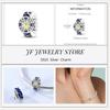 copper Charm Compatible With Bracelets Do It Yourself Jewellery Making Pink Zircon Authentic Red Blue Charm Bead Charms Ideal For Women Wedding Birthd
