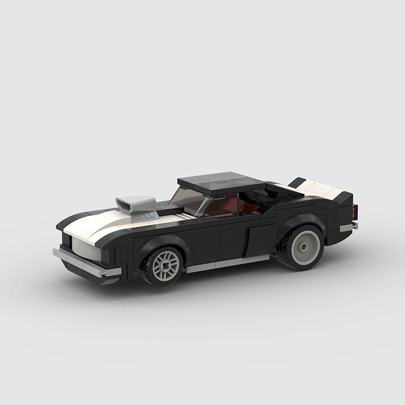 Z28 MOC Speed Car Super Race Vehicle Model Building Block Racing Rally Sports Brick Camaro Toy Christmas Gift City Technical