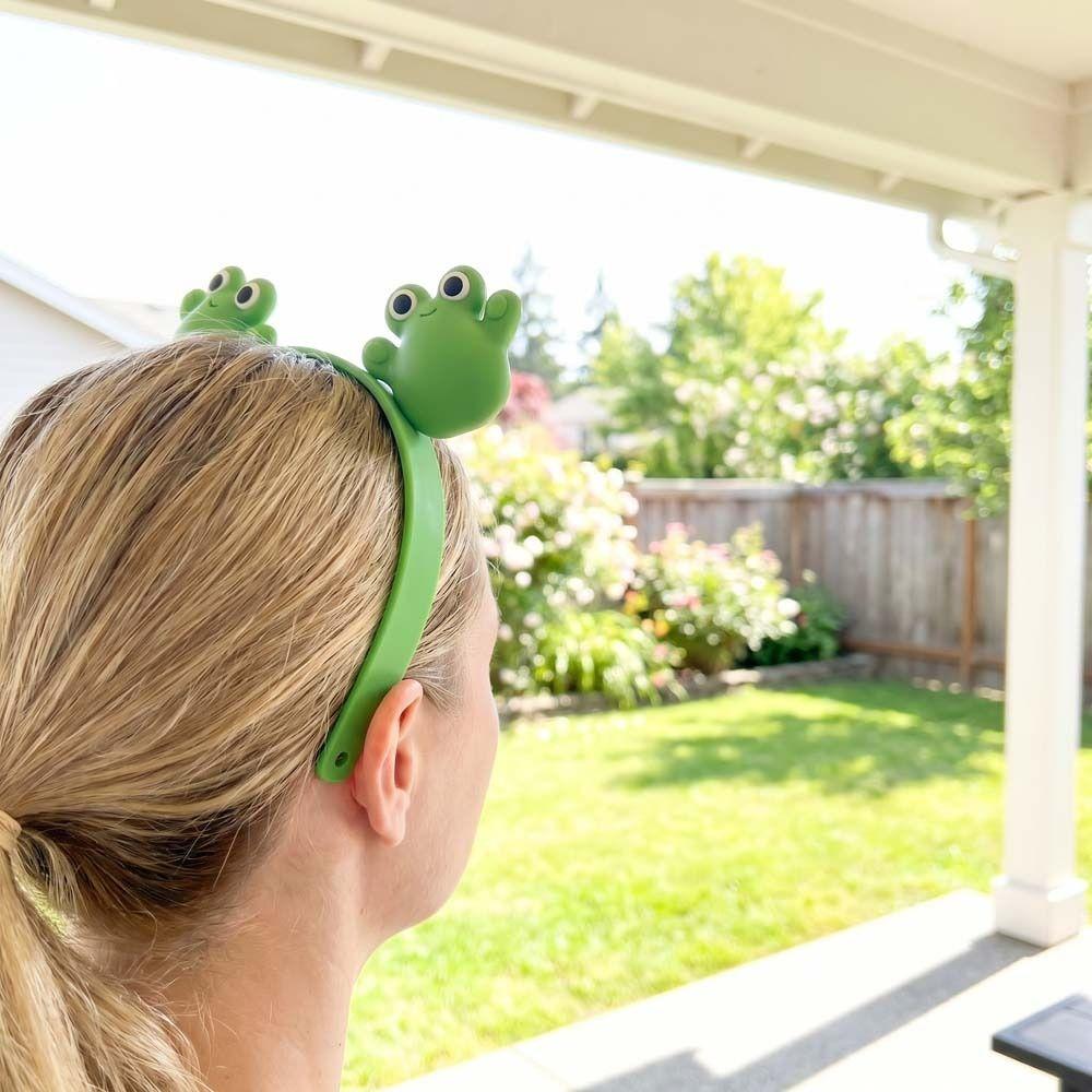 3D Printing Sun Protection Cap Creative Outdoor Beach Hat 3D Printing Frog Cap Beach Holiday