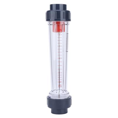Plastic Tube Liquid Flowmeter High Accuracy Acid and Alkali Resistance Water Flow Meter Gauge for Light Industry