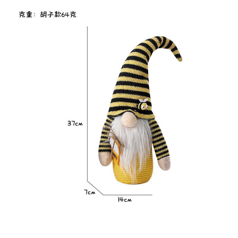 

Фестиваль пчел Безликая кукла Мужская и женская Милая длинноногая кукла В полоску Лесной старец Креативное домашнее украшение E1-15 Men s