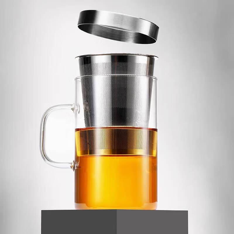 Heat-Resistant Glass Tea Infuser Bottle