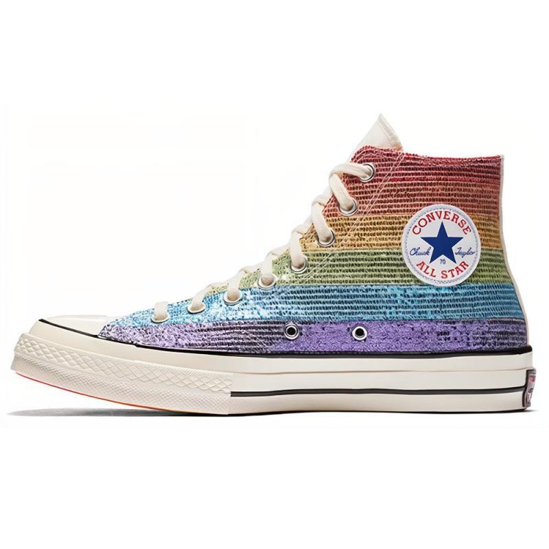 

Miley Cyrus x Converse 1970s Versatile Sporty Trendy Non-Slip Abrasion Resistant Heightened High-Top Espadrilles Women s Multicolour 37