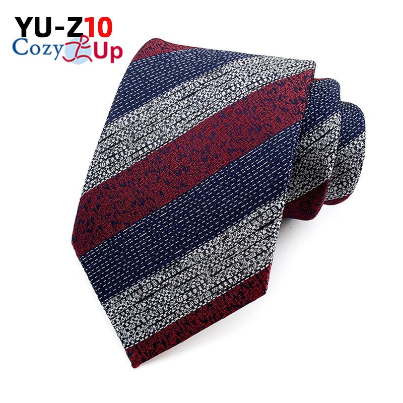 Cravatta da uomo con motivo PaisleyTies a righe alla moda da 3,15 pollici per matrimonio