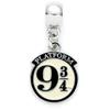 Platform 9 3/4 Slider Charm Silver
