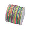50Yds 0.8mm Crafts Nylon Cord For Jewelry Making Beading Braided Nylon Satin String for Bracelets Rattail Trim Chinese Knot