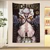 Japanese Supernatural Combat Anime GGachiakuta Hippie Wall Hanging Tapestries Bohemian Wall Tapestries Mandala INS Home Decor