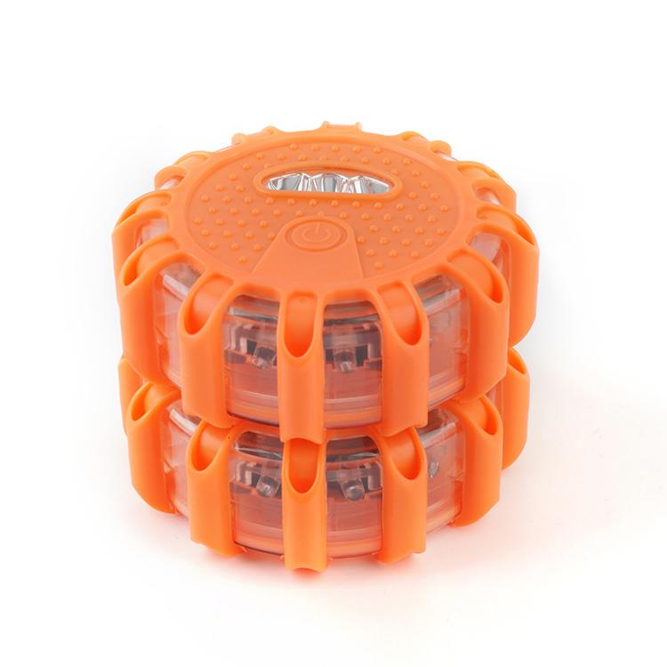 Multi-colors Plastic Emergency Disc Safety Flashing Light Traffic Warning Light Led Road Flare Strobe Warning Lights