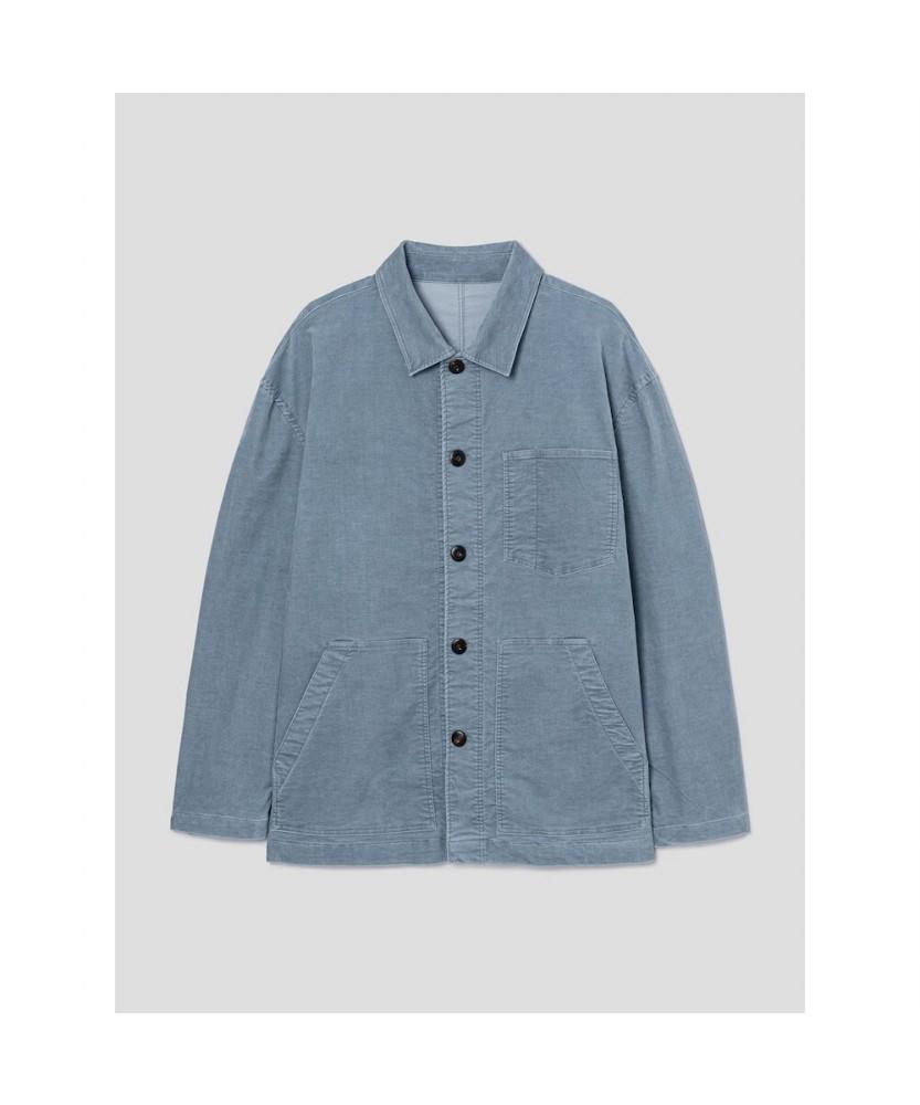 Shift.G Relaxed Cotton Coverall Sky Blue
