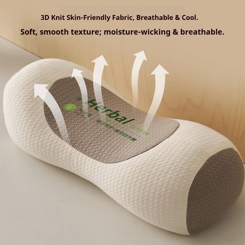 Pillow for Cervical Vertebra Sleep Single Person Sleep Aid Cylindrical Traction Lumbar Pillow Special Pillow