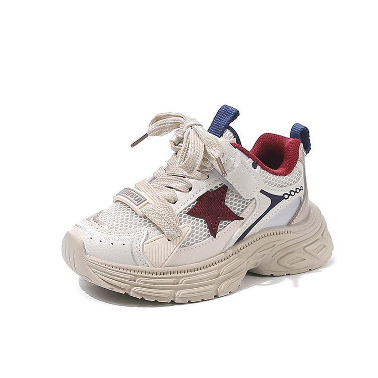 

Soft Leather Edition~ Girls Shoes Sneakers 2025 Autumn New Children s Daddy Shoes Boys Casual Girls Running Shoes 37 yards inner length 22.3cm