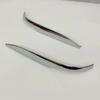 ABS Chrome Rearview Mirrors Trims Rain Eyebrow Frame Cover For Toyota Harrier 2015 2016 2017 2018  Car Styling Accessories
