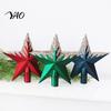 Classic Holiday Tree Star Glitter Sequins Topper, Shiny Sparkly Treetop Festive Decoration Accessories Ornament, Shatter-Proof Christmas for