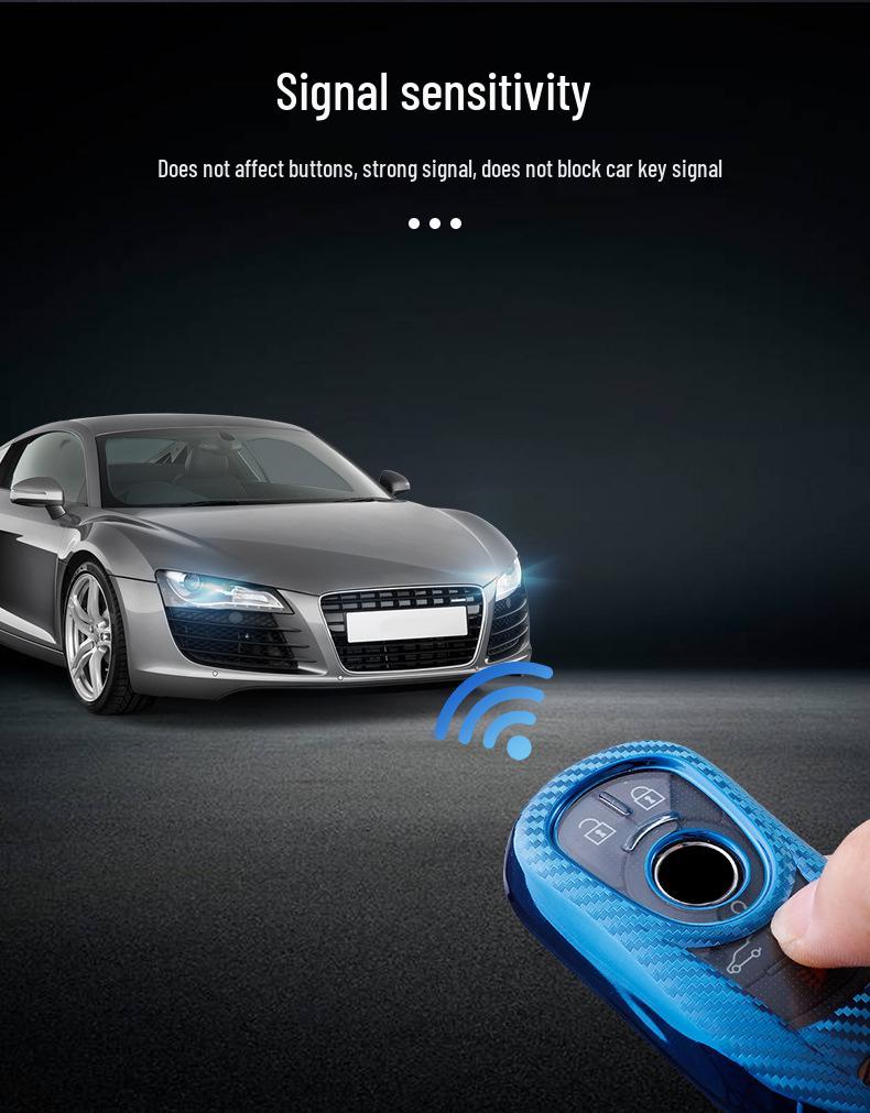 Carbon Fiber Buick Key Case for GL8, Envision, GX, Regal, and LaCrosse