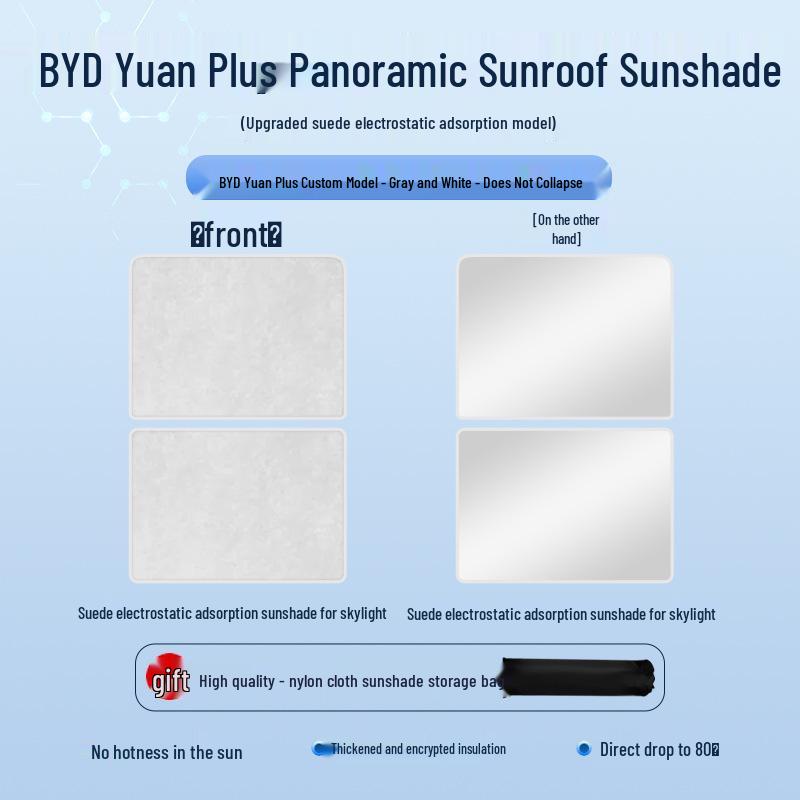 BYD Seal Tang Han Suede Heat Insulation Sunroof Shade