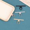 1Pcs Stainless Steel Phone Lanyard Patch Ultra Thin Mobile Phone Tether Pad Clip