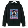Sweat à capuche pour enfants Automne Italien Brainrot Cappuccino Assassino Imprimé Emoji Pull à capuche Garçons Filles Sweat à capuche à capuche Décontracté d'extérieur