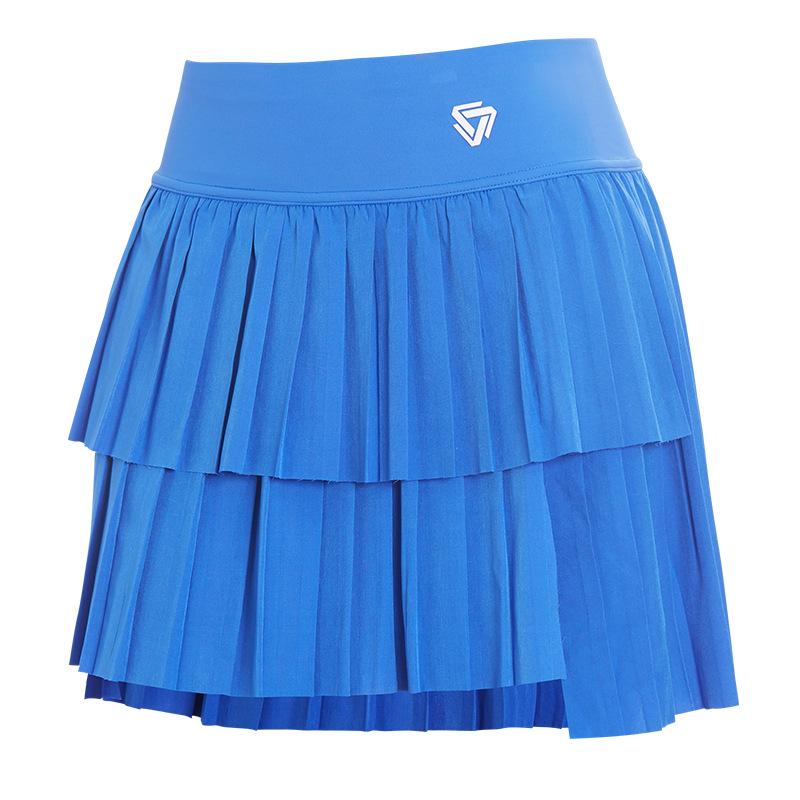 Women's Quick-Dry Pleated Sports Skirt for Badminton, Tennis, Yoga, Fitness, Running, and Marathon