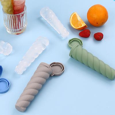 Iskubeform med sylinderdesign Unik sylinderisform med dypere forseglet lokk Lett å ta ut Små ispinner