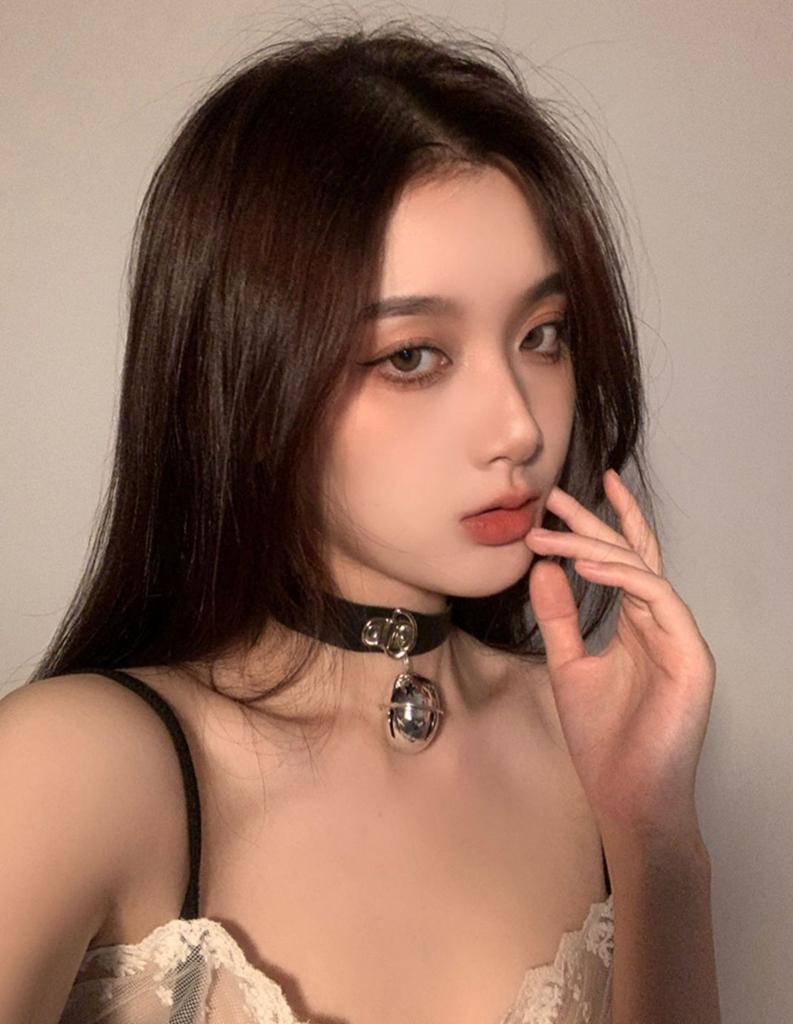 Punk Collar Pu Leather Cute Bells Circle Jewelry Collar Neck Strap Necklace Neck Chain Neck Chain Belt