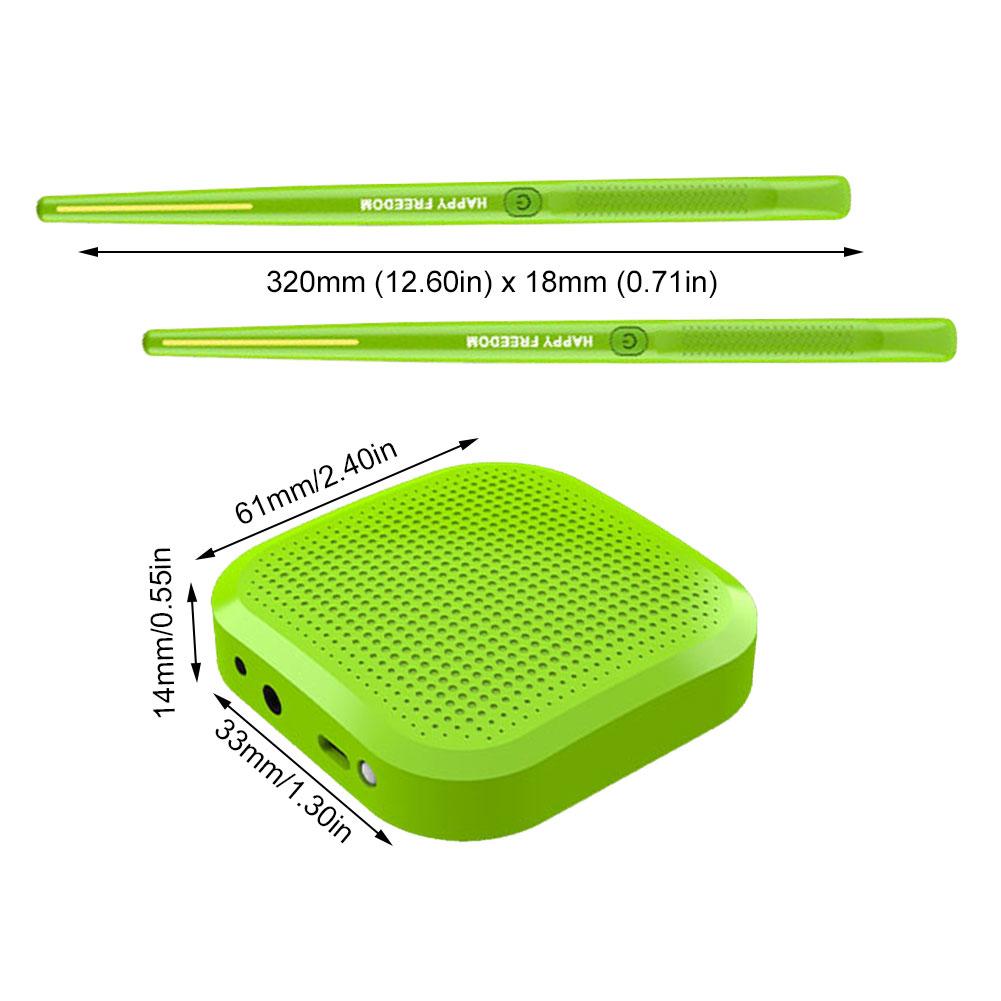 Air Drum with Drumsticks Sets Portable Electronic Virtual Air Drum Drumsticks Professional for Beginners New Children Adults