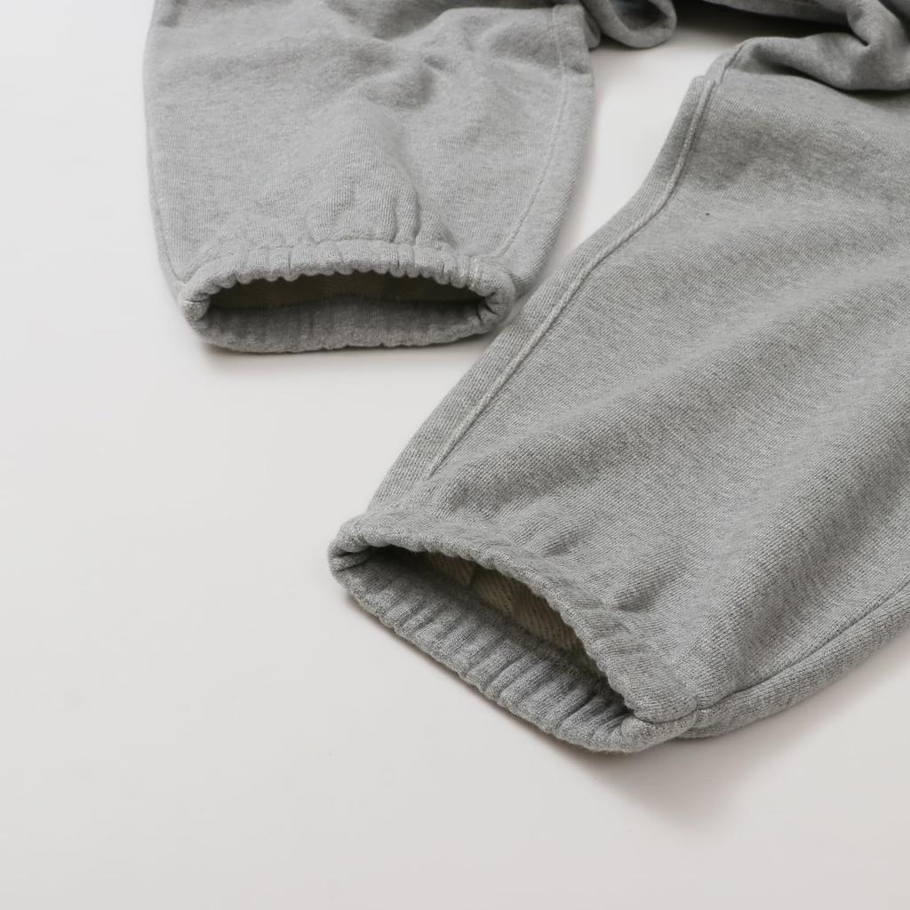 Champion Action Style Fleece Sweatpants with Oxford Men's One-Point Logo, Gray, C3-Z202