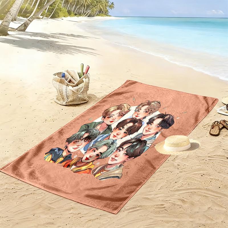Harmonious Bonds: Unity Diversity Beach Towel Soft Outdoor Camping Swim Quick-drying Swim Towel Outdoor Pool Towel Outdoor Picnic Beach Mat Beach