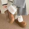 Women's lightweight comfortable cold warm padded snow boots non-slip wear outdoor leisure sports mid-calf cotton boots