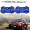 Qiilu Hose Separator Tubing Separator Clamp Fitting Aluminum Alloy 2pcs 4.4*1.9cm AN6 Cable Clips Resistant Fixing Replacement