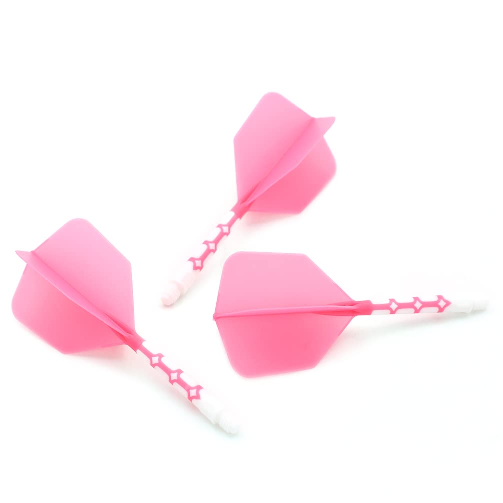 CUESOUL ROST T19 Integrated Shaft Flight Big Wing Light Set of 3 Shape, Green/Blue, Pink+White, (CS-AK576-1L)