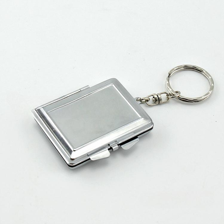 

Custom LOGO Name Keychain Metal Stainless Steel DIY Mirror Love Core Heart Keyring for Woman Pendant Key Ring Chain Gift Custom one