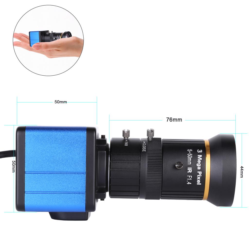 1080P HD-camera Computercamera Webcam 2 Megapixels 10X optische zoom 80 graden Groothoek Handmatig