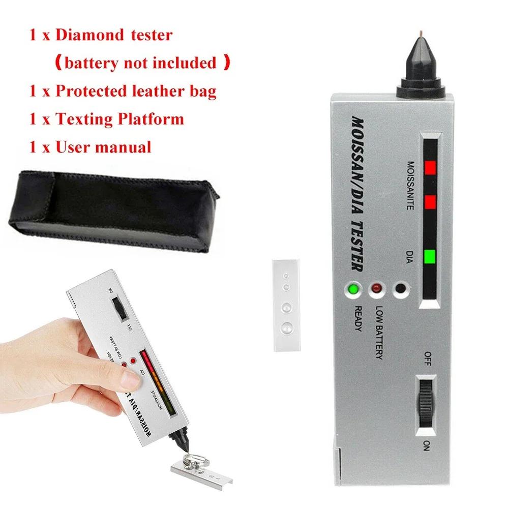 Home Moissan Tester Silver Detector Pen Diamond High Accuracy Jewelry Tools LED Moissanite Tester Plastic/Alloy