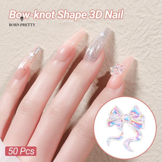 

Изысканный Нейл Арт Ногти Украшения Лук Орнамент Красиво Прочный DIY