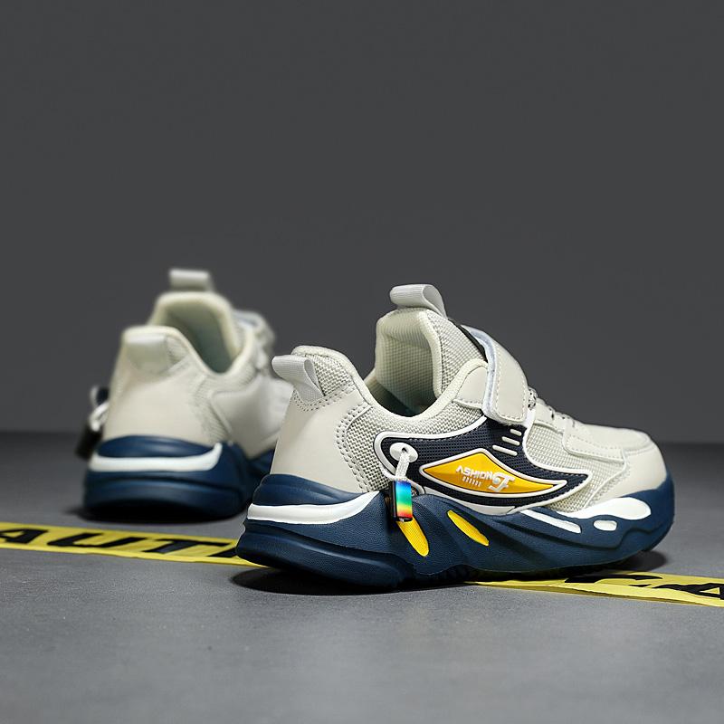 Dětské sportovní boty Four Seasons Netboning a pohodlné sportovní boty pro volný čas Magic Stick Chlapecké boty