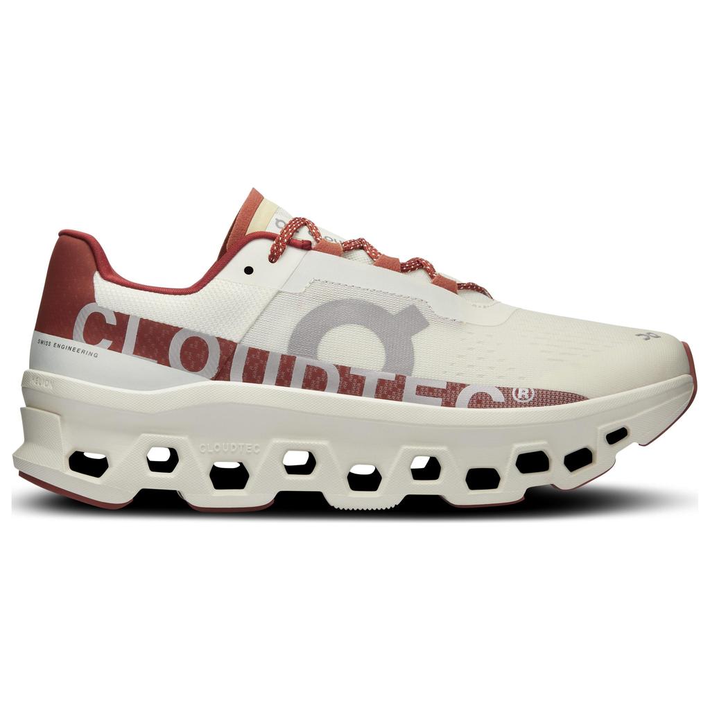 On Cloudmonster Fabric Cushioning Slip Resistant Low top Carbon Plate Long Distance Running Shoes Women's Umber 3WE10502508