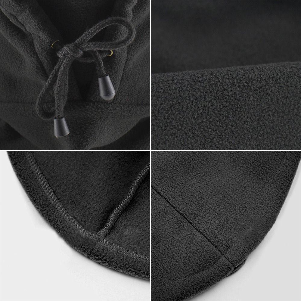 Pălărie de motocicletă caldă portabilă de exterior, pentru față completă, rezistentă la vânt, mască de praf, pălărie de ciclism, mască de față