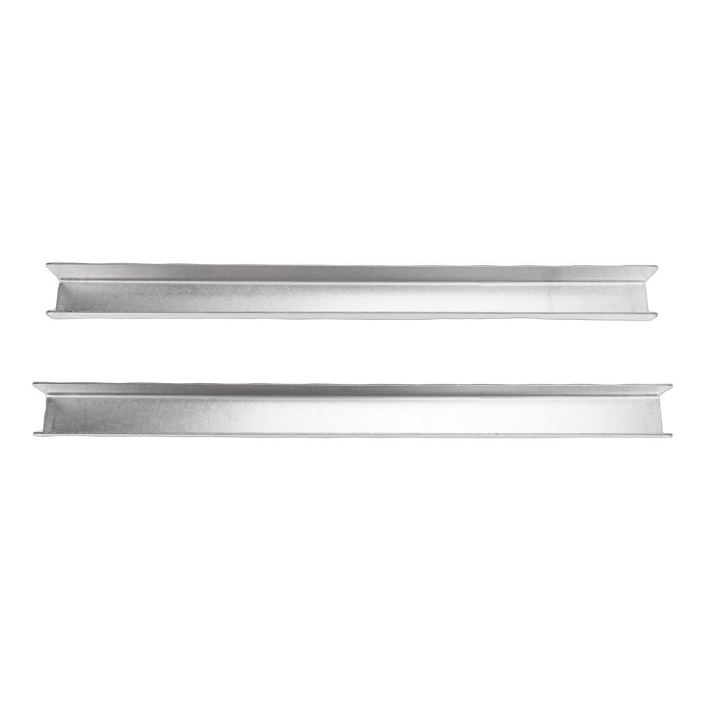 2pcs 304 Stainless Steel Drawer Cap Slip On Door Drawer Edge Guard for 0.75in Thick Doors Drawers
