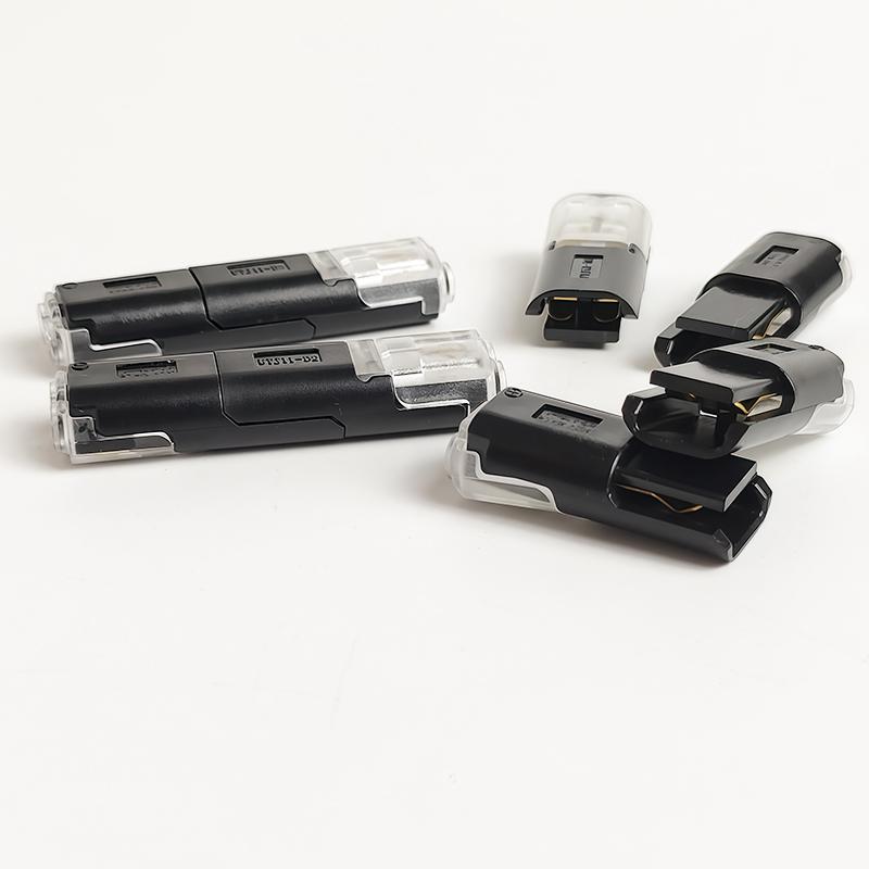 50 Pair Connector 2P - Solder-Free Strip-Free Insulation Piercing Terminal Block, Quick Disconnect Plug for LED Cable