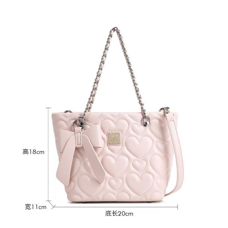 

Large capacity chain large bag women s new spring and summer fashion casual shoulder bag tote bag messenger розовый