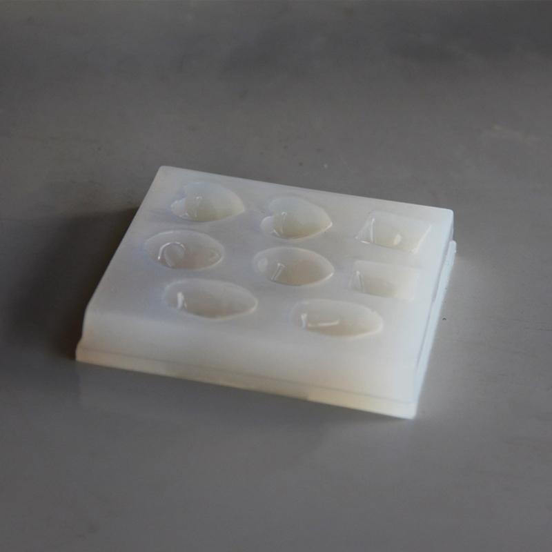 Silicone Mold Crafting Moulds Distinctive Geometric Gemstones Shape Moulds Silicone Texture for Pendants and Earrings