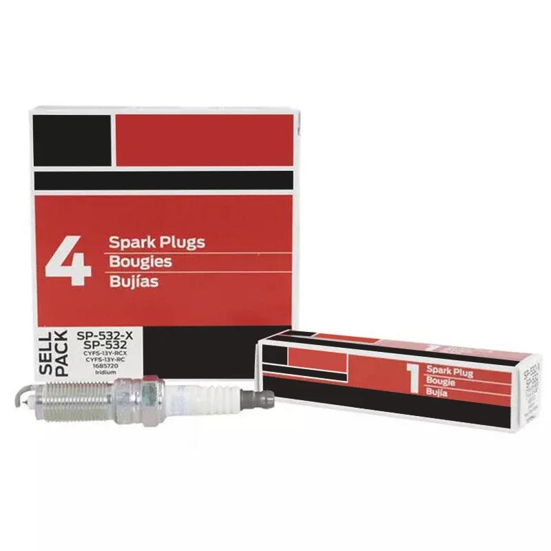 

4/6 шт. Иридиевые свечи зажигания SP-532 CYFS13YRC для Ford Escape Fiesta Fusion 1.6L Chevrolet Tahoe Dodge Challenger GMC Jeep Chrysler 6pcs