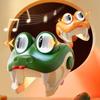 Interactive Remote Control Car Magnetic Magnetic RC Car Vehicle Toy Greedy Snake Car  Kids Gift